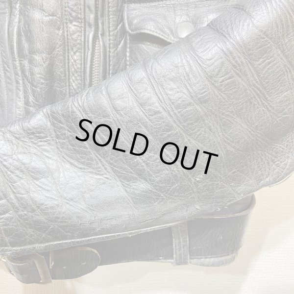 画像7: 50s HERCULES HORSE HIDE D POCKET DOUBLE (W) RIDERS JACKET (7)