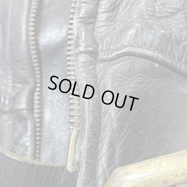 画像6: 50s HERCULES HORSE HIDE D POCKET DOUBLE (W) RIDERS JACKET (6)