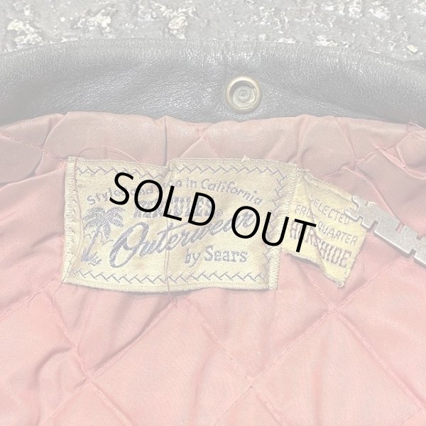 画像3: 50s HERCULES HORSE HIDE D POCKET DOUBLE (W) RIDERS JACKET (3)