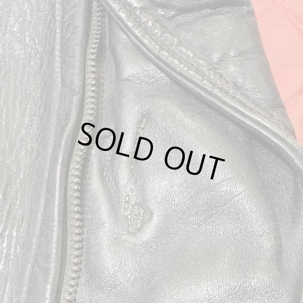 画像11: 50s HERCULES HORSE HIDE D POCKET DOUBLE (W) RIDERS JACKET (11)