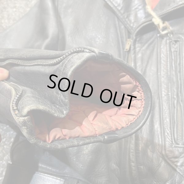 画像8: 50s HERCULES HORSE HIDE D POCKET DOUBLE (W) RIDERS JACKET (8)