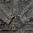 画像3: 90's Levi's 70417-6953 BLACK DENIM JACKET GJ with NATIVE LINER MADE IN USA (3)