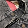 画像4: 90's Levi's 70417-6953 BLACK DENIM JACKET GJ with NATIVE LINER MADE IN USA (4)