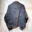 画像2: 90's Levi's 70417-6953 BLACK DENIM JACKET GJ with NATIVE LINER MADE IN USA (2)