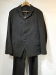 画像2: 10's UNKNOWN BESPOKE 2pcs SET UP SUIT SACK COAT  (2)