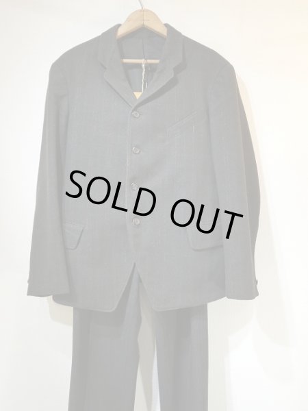 画像2: 10s UNKNOWN BESPOKE 2pcs SET UP SUIT SACK COAT  (2)