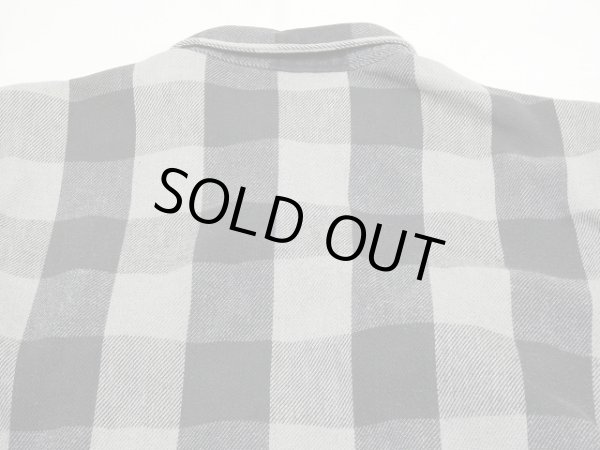 画像12: 80s FIVE BROTHER HEAVY FLANNEL QUILTING MONOTONE PLAID SHIRT MADE IN USA (12)
