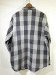 画像2: 80s FIVE BROTHER HEAVY FLANNEL QUILTING MONOTONE PLAID SHIRT MADE IN USA (2)