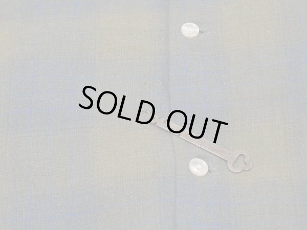 画像10: 60 〜 70s Cevella by Arrow OMBRE SHADOW CHECK OPEN COLLAR RAYON SHIRT (10)