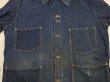 画像5: 〜 40's UNKNOWN 13 STAR BUTTON DENIM CHORE JACKET COVERALL (5)