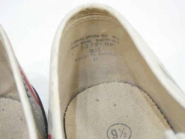 画像9: 80〜90's Panthers TM TROPICAL PALM TREE PATTERN CANVAS SNEAKER (9)