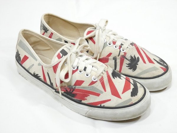 画像4: 80〜90's Panthers TM TROPICAL PALM TREE PATTERN CANVAS SNEAKER (4)