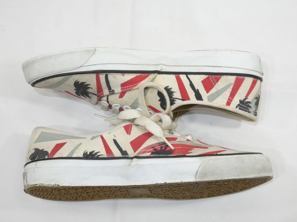 画像5: 80〜90's Panthers TM TROPICAL PALM TREE PATTERN CANVAS SNEAKER (5)