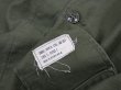 画像7: 60's US ARMY OG-107 COTTON SATEEN UTILITY SHIRT 1st LATE TYPE (7)