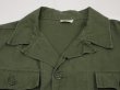 画像4: 60's US ARMY OG-107 COTTON SATEEN UTILITY SHIRT 1st LATE TYPE (4)