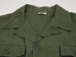 画像4: 60's US ARMY OG-107 COTTON SATEEN UTILITY SHIRT 1st LATE TYPE (4)