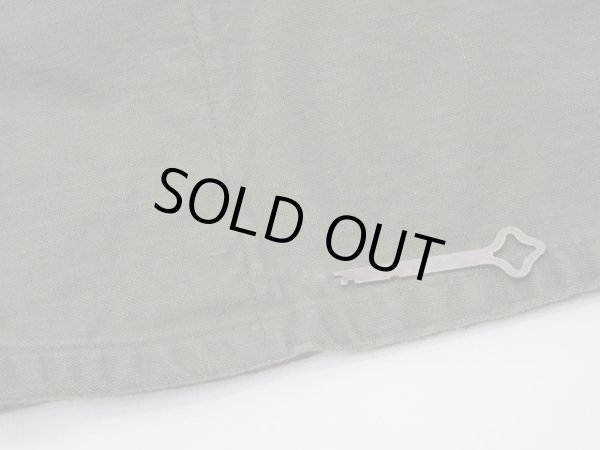 画像8: 60's US ARMY OG-107 COTTON SATEEN UTILITY SHIRT 1st LATE TYPE (8)