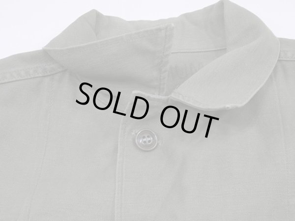 画像5: 50s US ARMY OG-107 COTTON SATEEN UTILITY SHIRT 1st TYPE (5)