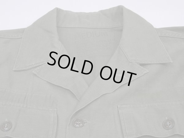画像4: 50s US ARMY OG-107 COTTON SATEEN UTILITY SHIRT 1st TYPE (4)
