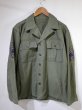 画像1: 50s US ARMY OG-107 COTTON SATEEN UTILITY SHIRT 1st TYPE (1)