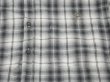 画像6: 90s FADED GLORY OMBRE SHADOW CHECK COTTON SHIRT with LINING (6)