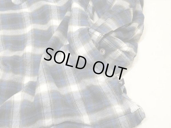 画像7: 90's MOOSE CREEK OMBRE GRADATION CHECK HOODED FLANNEL SHIRT with THERMAL LINING  (7)