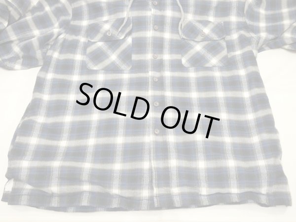 画像6: 90's MOOSE CREEK OMBRE GRADATION CHECK HOODED FLANNEL SHIRT with THERMAL LINING  (6)