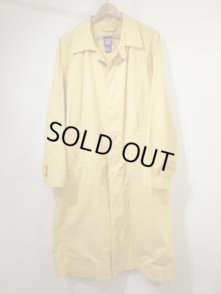 画像1: 80s 90s OLD GAP SOUTIEN COLLAR BALMACAAN COAT (1)