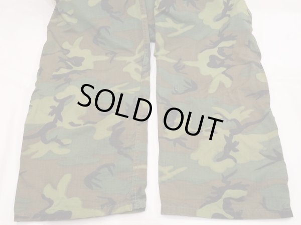 画像10: 60s US MILITARY CIVILIAN ERDL RIP STOP GREEN LEAF BAKER PANTS (10)