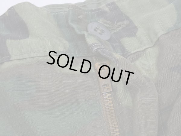 画像5: 60s US MILITARY CIVILIAN ERDL RIP STOP GREEN LEAF BAKER PANTS (5)