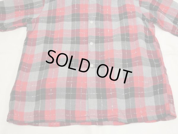 画像8: 60's Sandy Mac Donald OMBRE GRADATION CHECK RAYON SHIRT (8)