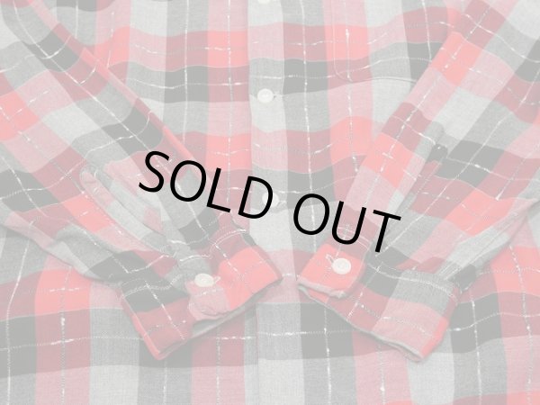 画像11: 60's Sandy Mac Donald OMBRE GRADATION CHECK RAYON SHIRT (11)