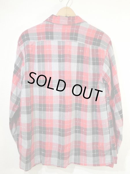 60's Sandy Mac Donald OMBRE GRADATION CHECK RAYON SHIRT - RICUR