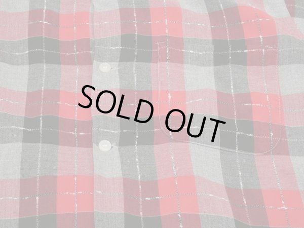 画像6: 60's Sandy Mac Donald OMBRE GRADATION CHECK RAYON SHIRT (6)
