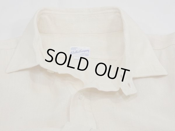 画像4: 60's A.Sulka & Company BESPOKE SILK SHIRT with CHIN STRAP (4)