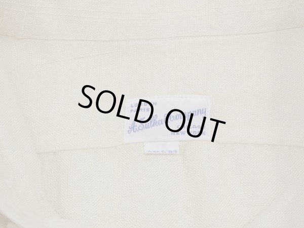 画像3: 60's A.Sulka & Company BESPOKE SILK SHIRT with CHIN STRAP (3)