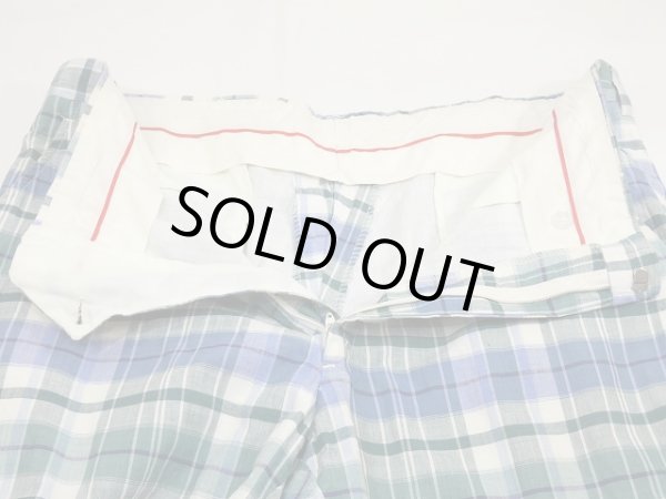 画像6: 〜70's O'CONNELL LUCAS-CHELF MADRAS CHECK TROUSERS PANTS (6)