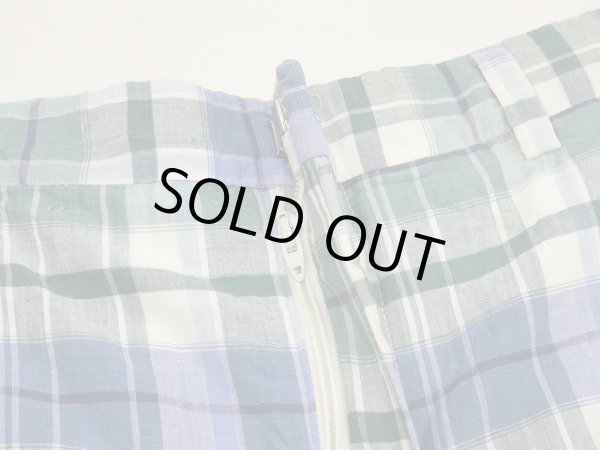 画像5: 〜70's O'CONNELL LUCAS-CHELF MADRAS CHECK TROUSERS PANTS (5)