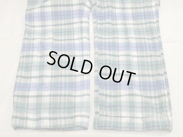 画像9: 〜70's O'CONNELL LUCAS-CHELF MADRAS CHECK TROUSERS PANTS (9)