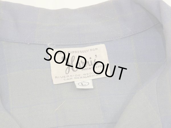 画像3: 50〜60s Harris OMBRE SHADOW CHECK RAYON SHIRT with HAND STITCH (3)