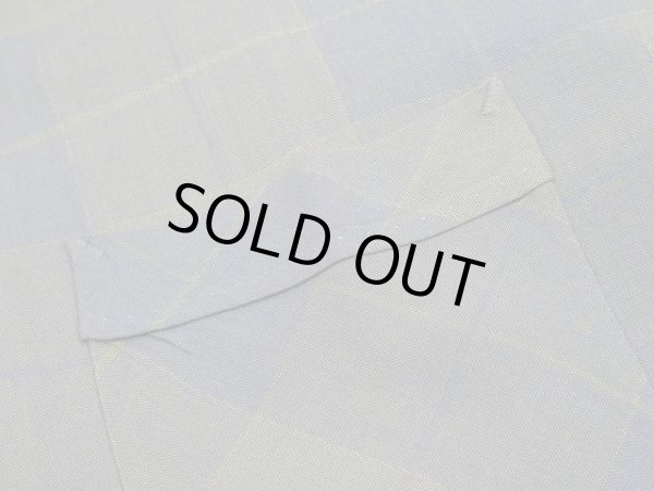 画像7: 50〜60s Harris OMBRE SHADOW CHECK RAYON SHIRT with HAND STITCH (7)