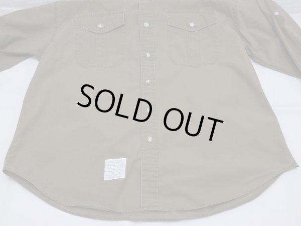 画像5: 90's Willis&Geiger LONG ROLL SLEEVE BUSH SHIRT (5)