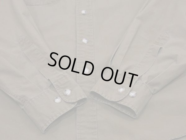 画像7: 90's Willis&Geiger LONG ROLL SLEEVE BUSH SHIRT (7)