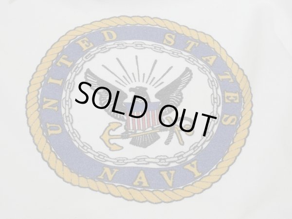 画像6: 90's 〜 Hanes US NAVY USN SOAKED PRINT SWEAT PARKA HOODIE (6)