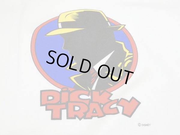 画像5: 90's Disney Dick Tracy MOVIE PRINT SWEAT DEAD STOCK (5)