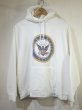 画像1: 90's 〜 Hanes US NAVY USN SOAKED PRINT SWEAT PARKA HOODIE (1)