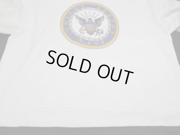 画像7: 90's 〜 Hanes US NAVY USN SOAKED PRINT SWEAT PARKA HOODIE (7)