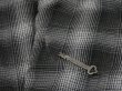 画像11: 90's DAVID TAYLOR OMBRE SHADOW CHECK COTTON SHIRT with THERMAL (11)