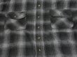 画像5: 90's DAVID TAYLOR OMBRE SHADOW CHECK COTTON SHIRT with THERMAL (5)