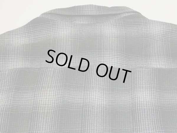 画像12: 90's DAVID TAYLOR OMBRE SHADOW CHECK COTTON SHIRT with THERMAL (12)